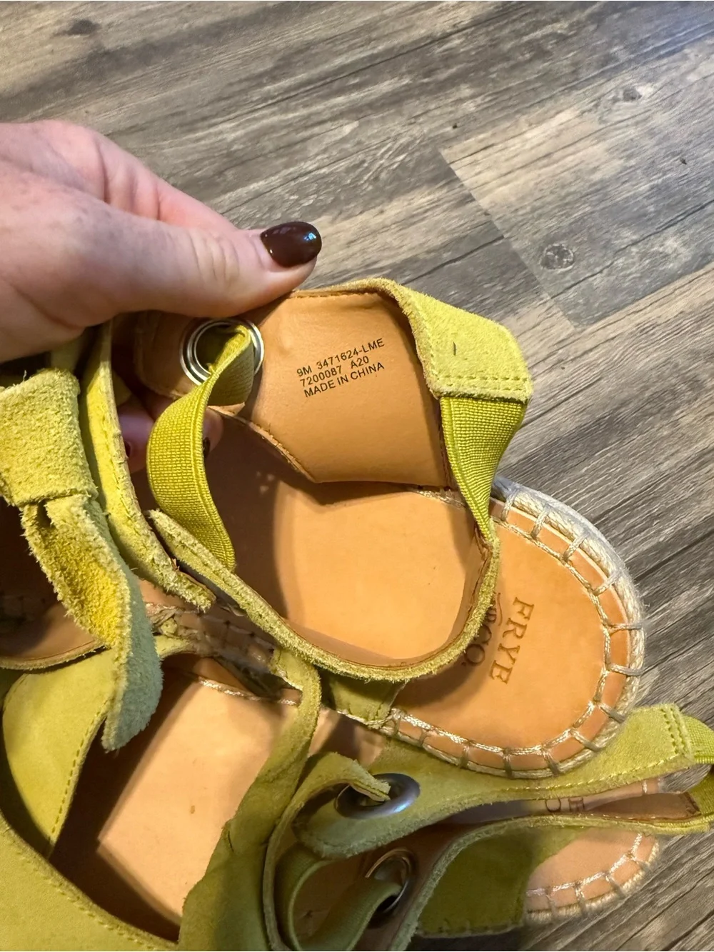 Frye and co. Women’s sz 9 sandals